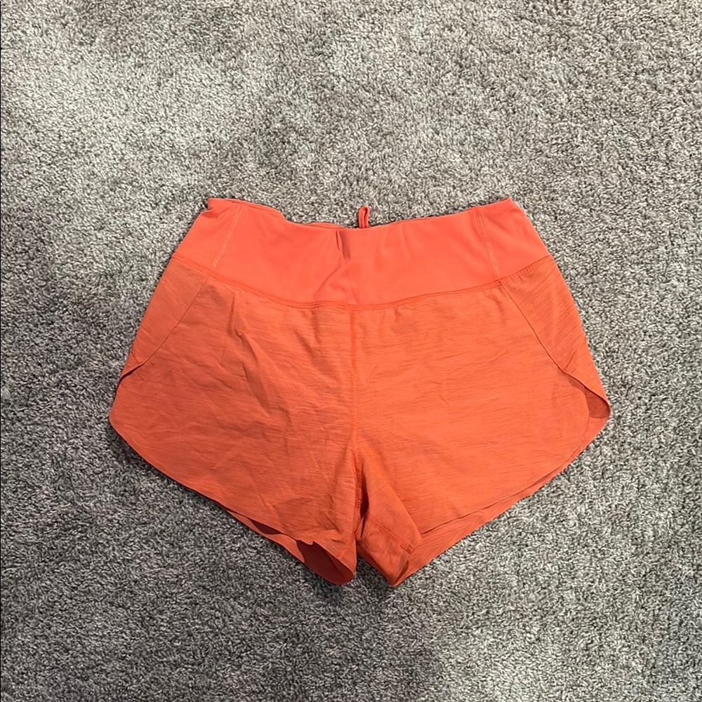 Women's Orange Athleta shorts size xs